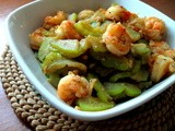 Stir fry Bittergourd with Prawns and a Gathering