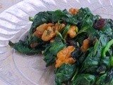 Sauteed Spinach with Walnuts