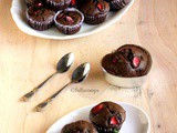 Double Chocolate Strawberry Muffins
