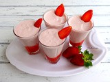 Easy and Simple Strawberry Mousse | Strawberry Mousse without setting agents