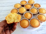 Eggless Vanilla Muffins | Eggless Vanilla Cupcakes | Eggless Cake Recipe