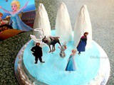 How to make a Frozen Themed Cake