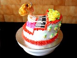Piano Doll Cake | How to make a Piano Doll Cake | Piano Themed Doll Cake | Keyboard Cake
