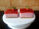 Strawberry Cheesecake Box | No Bake Mini Strawberry Cheesecake