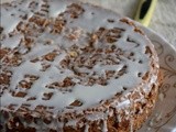 Eggless Almond Streusal Cake