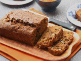 Eggless Carrot Walnut Loaf