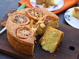 Eggless Orange Cake with Orange Paste