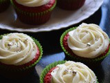 Eggless Red Velvet Cupcakes Recipe – Video