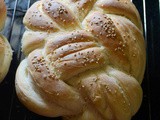 Eggless Winston Knot Challah Bread – #BreadBakers