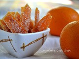 Homemade Candied Orange Peel