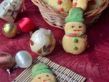 Snow Men Butter Cookies