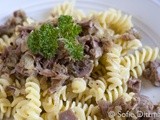 {Guest Post at “Supper for a Steal”}: Pasta with Quick & Easy Tuna Sauce
