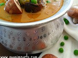 Creamy Mushroom and Peas Curry
