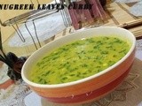 Fenugreek Leaves Curry