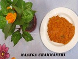 Maanga Chammanthi/Raw Mango Chutney