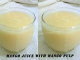 Mango Juice With Mango Pulp