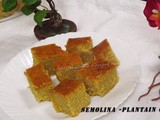 Semolina-Plantain Cake