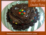 Sponge Cake With Chocolate Frosting