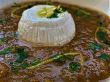Green Lentil, Parsley and Lime Soup with Soft Gozitan Gibna