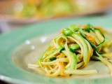 Pasta Aglio Olio with Vegetable Noodles