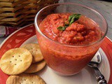 Quick Gazpacho with basil