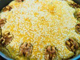 Tahini Walnut Cake with oranges and honey (lactose free)