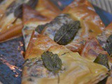 Tunisian Brik: Wafer Thin with peppered gbejna and crispy organic sage