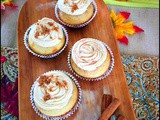 Snickerdoole Cupcakes with Cinnamon-Brown Sugar Frosting
