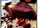 Chocolate and Raspberry Baked Ricotta Cake