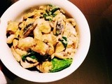 Recipe: mushroom and spinach gnocchi