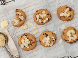 Almond Cookies with Chocolate Chips