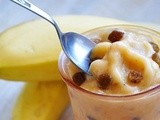 Apricot Sorbet with Raisins and Rum