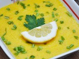 Lemony Millet Soup with Turmeric