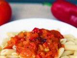 Red Pepper Pasta Sauce (Easy Vegan)