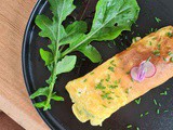 Spinach and Truffle Cheese Omelette