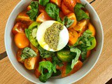 Tomato Burrata Salad with Homemade Pesto (Easy Summer Salad)
