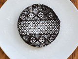 Wacky Cake (Eggless Vegan Chocolate Cake with Walnuts & Rum Raisins)