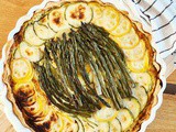 Zucchini and Asparagus Tart