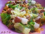 Light sausage salad