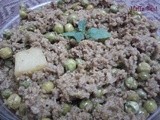 Minced Beef with peas (Aalo Matar Qeema)