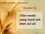 Tip - How to clean wooden cutting boards