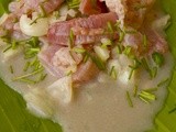 Tuna kinilaw (stop-over in Dumaguete Philippines)
