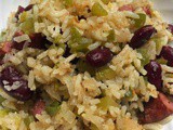 Rice Cooker Cajun Red Beans and Rice Pilaf