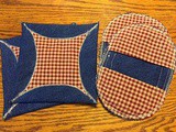 What to do with Old Jeans – Make Denim Potholders