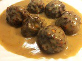 Xtra Cheddar Goldfish Crackers Meatballs with Gravy