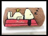 Snoopy Chocolate Swiss Roll