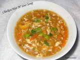 Chicken Hot and Sour Soup/ How to make chicken hot & sour soup