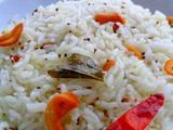 Vaamu Annam / Rice with carom seeds / Ajwain rice / Omam rice