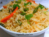 Veg Fried Rice / How to make easy vegetable fried rice / Indo Chinese vegetable fried rice