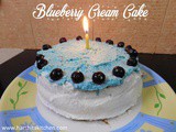 Blueberry Cream Cake | Baked and Iced Series #1 - Microwave Cake
